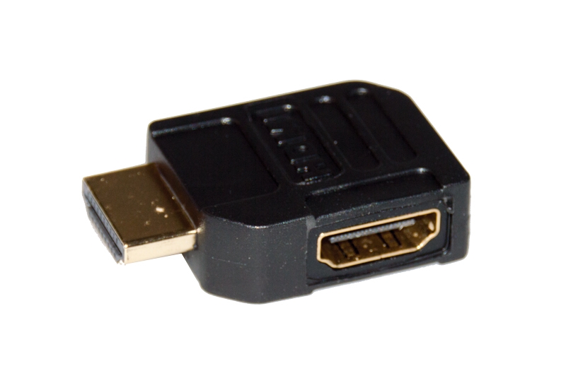 HDMI-Adapter 90 Grad links