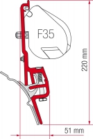 Adapter F35 VW T4 Brandrup