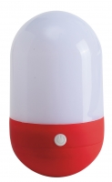 LED-Lampe TUMBLER weiß-rot
